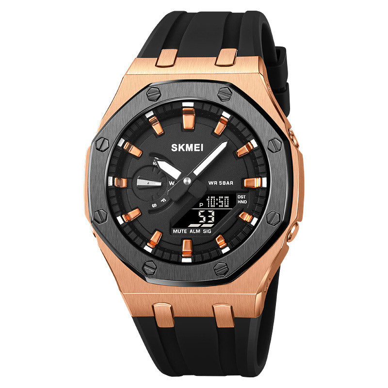 Analog-Digital Watch Outdoor Sports Waterproof Men's Watch