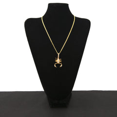 Jewelry Diamond Scorpion Pendant Necklace