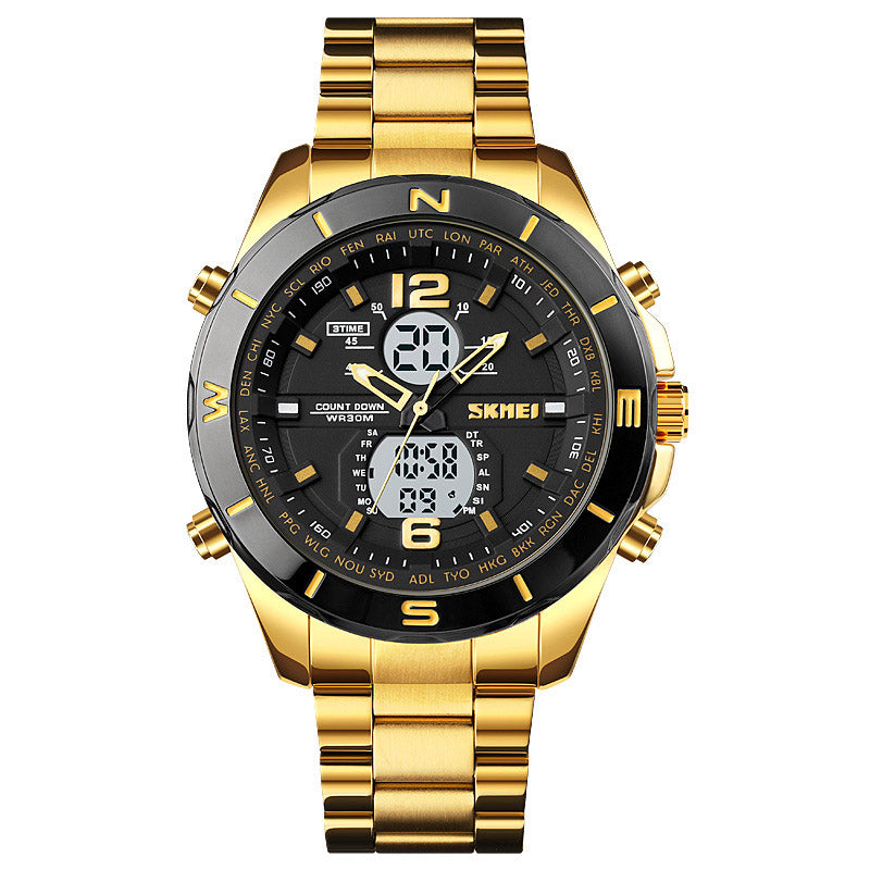 Analog-Digital Watch Outdoor Waterproof Men's Watch
