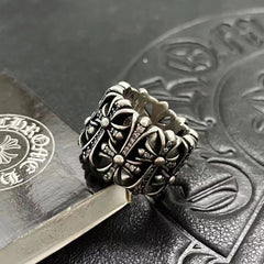 Chrome Heart Ring Vintage Medieval