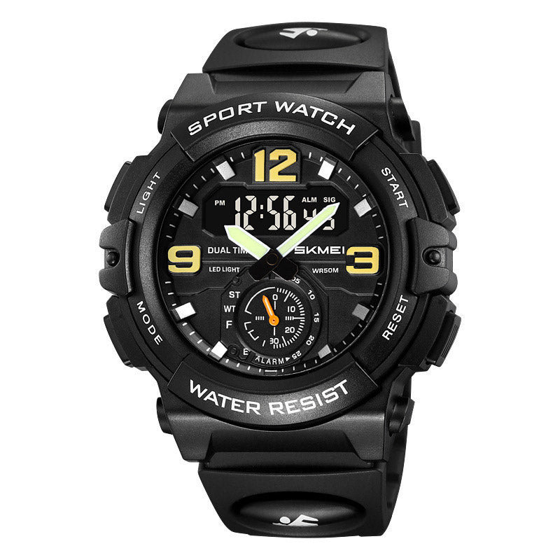Analog-Digital Watch Waterproof Student Watch