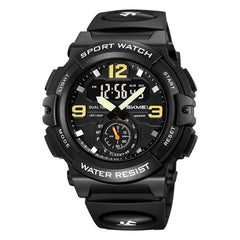 Analog-Digital Watch Waterproof Student Watch