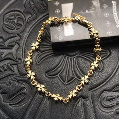 Chrome Heart Bracelet Men's and Women's Sterling Silver Vintage