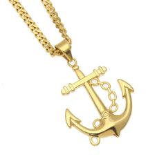 Jewelry Ha Fashion Anchor Pendant Necklace