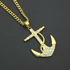 Jewelry Diamonds 'Anchor ' Necklace Royalty