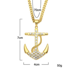 Jewelry Diamonds 'Anchor ' Necklace Royalty
