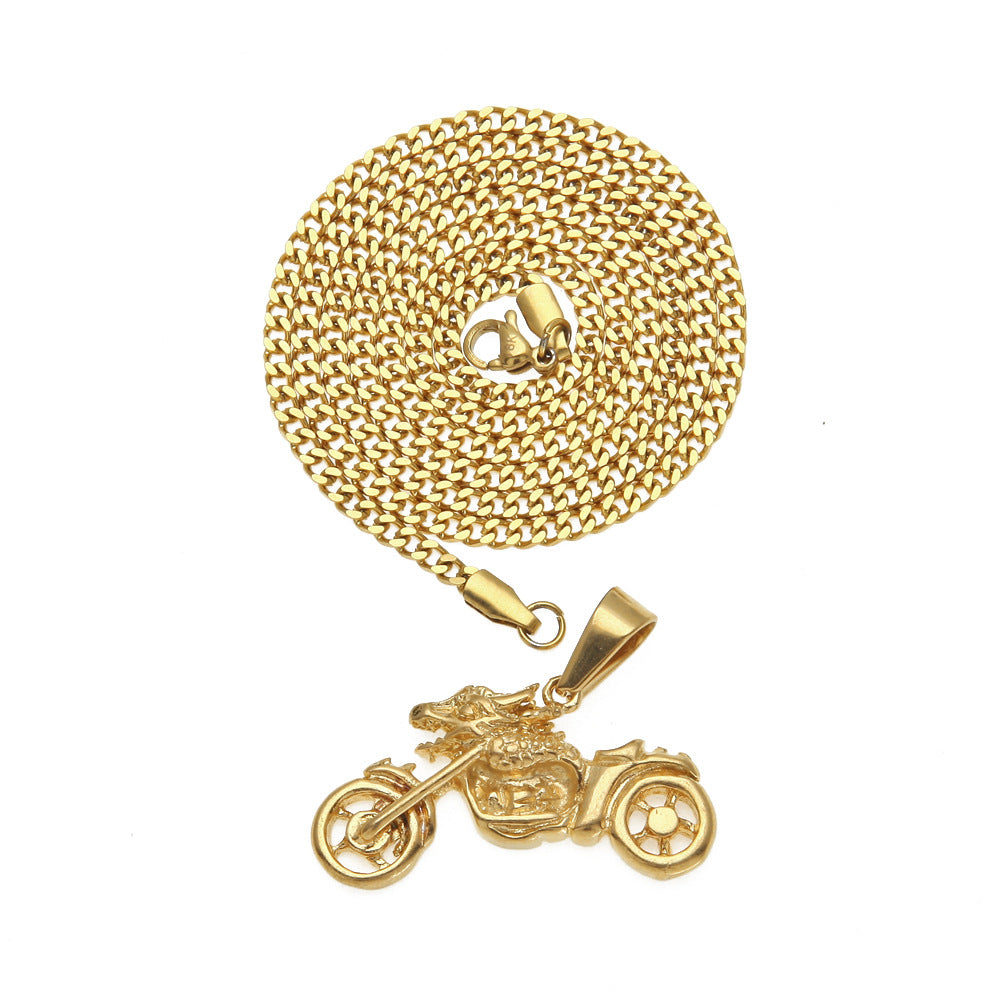 Jewelry Creative Motorcycle Pendant Necklace