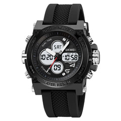 Analog-Digital Watch Outdoor Sports Fashion Waterproof Student Watch