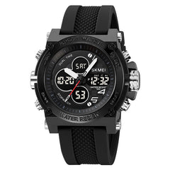 Analog-Digital Watch Outdoor Sports Fashion Waterproof Student Watch