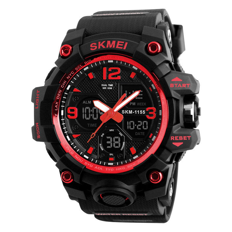 Analog-Digital Watch Fashion Waterproof Sports Electronic Watch