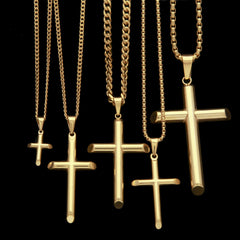 Jewelry Hip Hop Cross Pendant Necklace Simple Jewelry Crosses