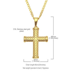 Jewelry Pattern Cross Necklace