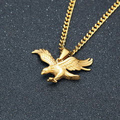 Jewelry Gold Plated Eagle Pendant Necklace