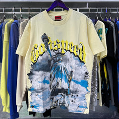 Godspeed t Shirts Free Muse Printed Cotton Casual Short Sleeves Men and Women