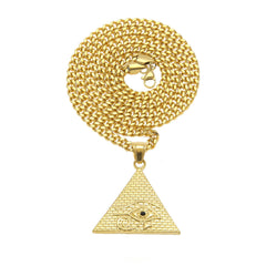 Jewelry 'The Eye of Horus' Pyramid Pendant Necklace Egypt Pieces The Eye of Horus