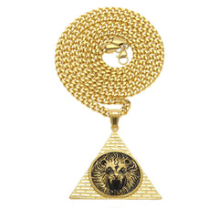Jewelry 'Lion' Pyramid Necklace Animal Egypt Pieces