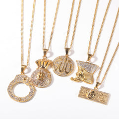 Jewelry Hip Hop Fashion 'Get Rich ' Necklace