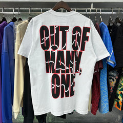 Godspeed t Shirts Skull Astronaut Print Cotton Casual Short Sleeve Men and Women