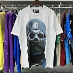 Godspeed T Shirts Masked Man Printed Cotton Casual Short Sleeve Men and Women