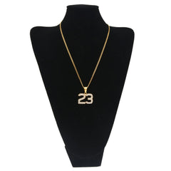 Jewelry Diamond 'Number 23 ' Necklace Number Pieces Royalty