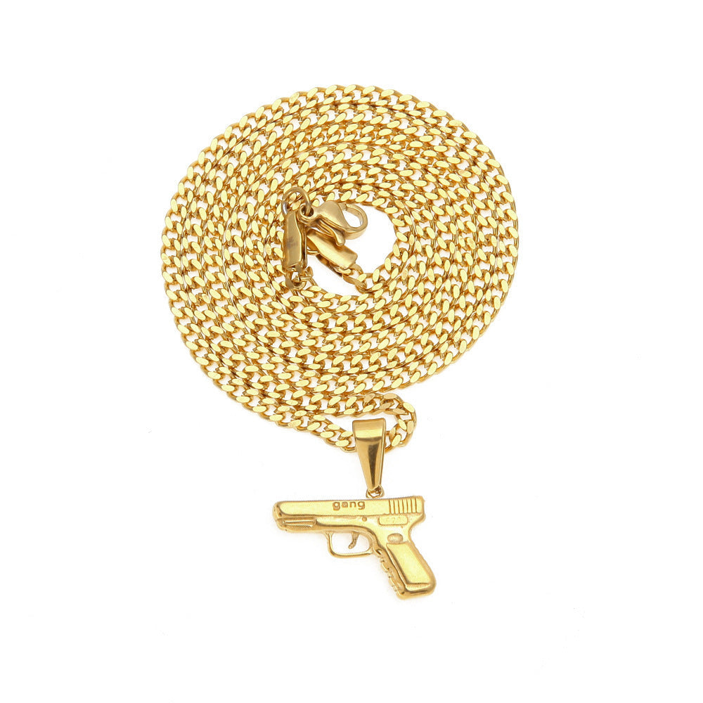 Jewelry Pistol Creative Necklace Armament