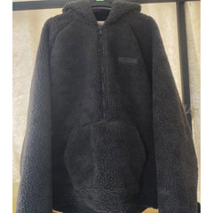 Fog Essentials Sweatshirt Lamb Wool Half Zip Jacket