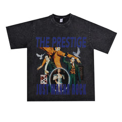 Film Star T Shirt Movie Deadly Magic Loose Retro Street Cotton T-shirt Men and Women