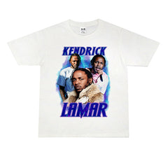 Kendrick Lamar T-Shirts Tide Brand Rap Kendrick Lamar Hip Hop Cotton T-Shirt