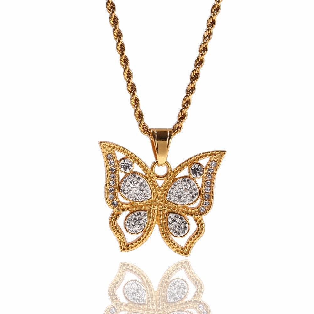 Jewelry Gold Plated Necklace Pendant Animal