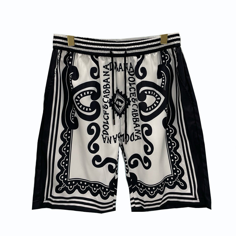 East Coast Shorts Summer Digital Print Men's Beach Pants Shorts