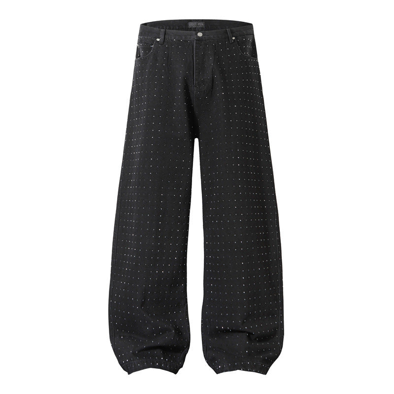 American Mens Jeans Washed Straight Pants