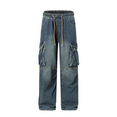 American Mens Jeans Fall/Winter Loose Straight Jeans