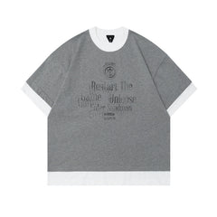 Ellie Seattle Shirt Crew Neck Short Sleeve Vintage Short Sleeve Top