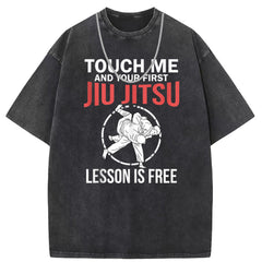 Men T Shirts Crew neck short-sleeved T-shirt washed and old