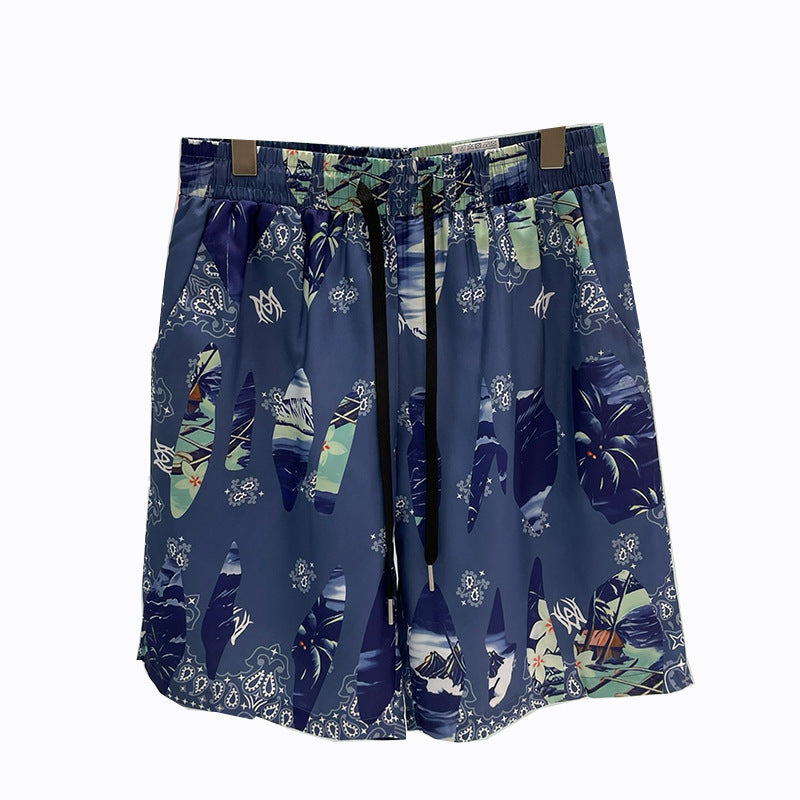 East Coast Shorts Summer Digital Print Men's Shorts Beach Shorts