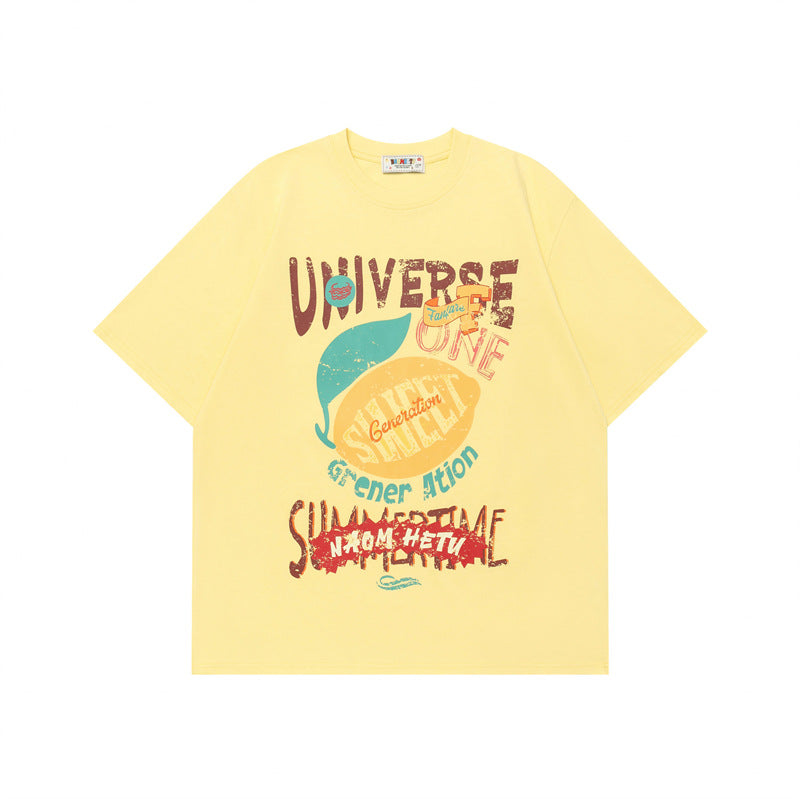 Ellie Seattle Shirt Cartoon Crew Neck Print Short Sleeve T-Shirt