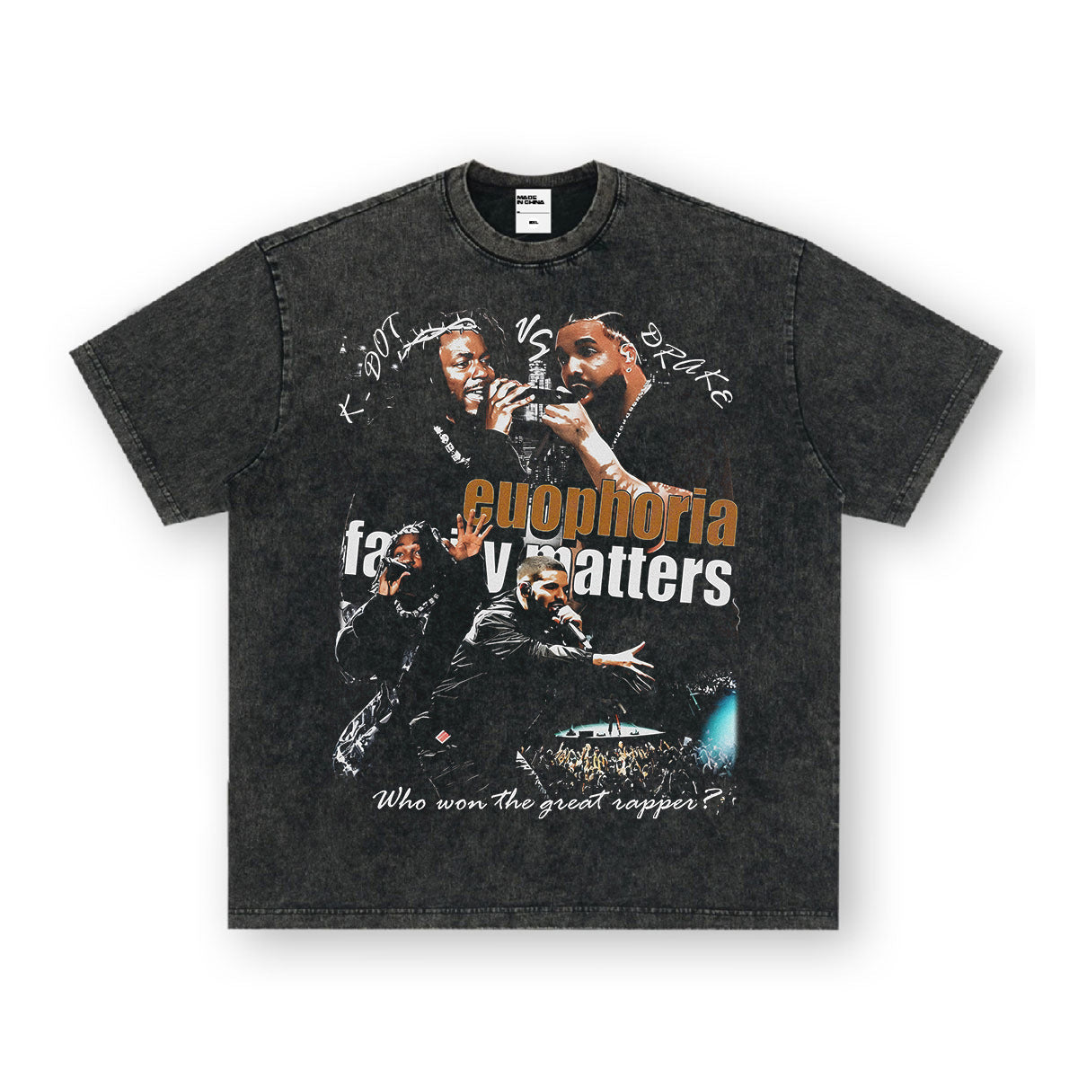 Drake T Shirts Loose Shoulder Short Sleeve T-Shirt