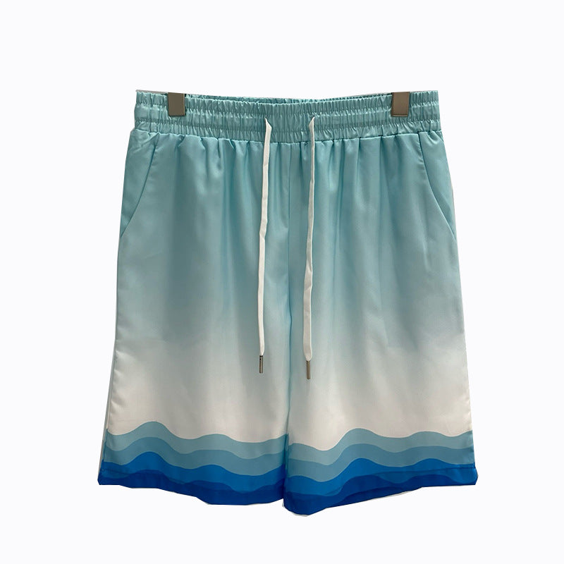 East Coast Shorts Summer Casual Digital Print Men's Shorts Beach Shorts