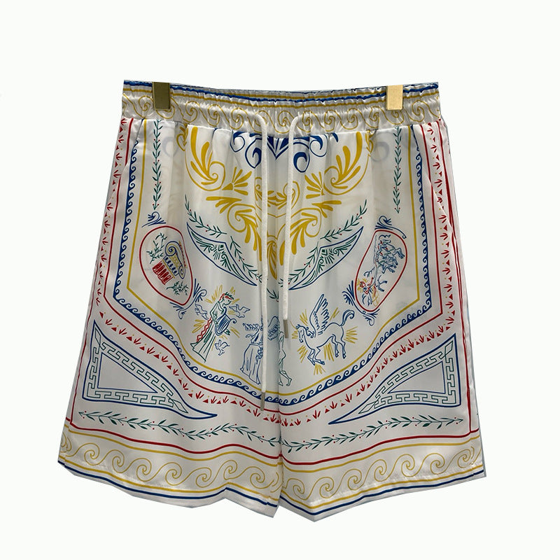 East Coast Shorts Summer New Casual Digital Printed Men's Shorts Beach Shorts