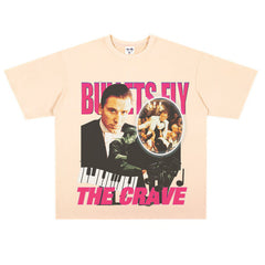 Film Star T Shirt the Legend of 1900 Loose Retro Street Cotton American T-shirt