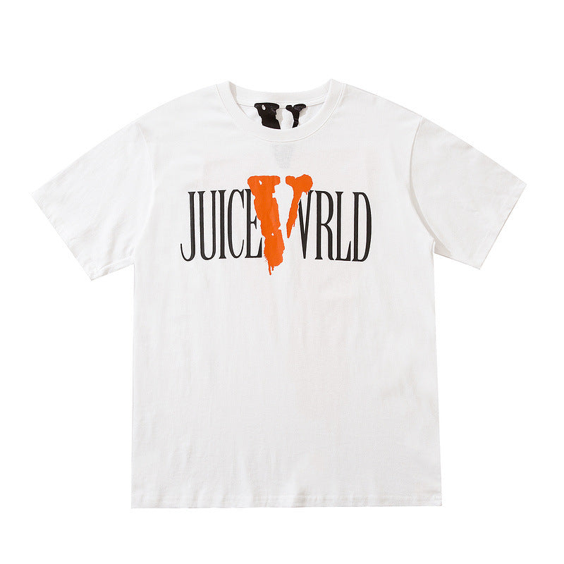Juice WRLD T Shirt Vlone & Juicewrld Printed Loose Hip Hop T-shirt