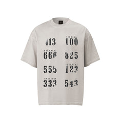 80s Casual Classics Shirts Vintage Washed Old Printed Short Sleeve Digital Graffiti Printed T-Shirt