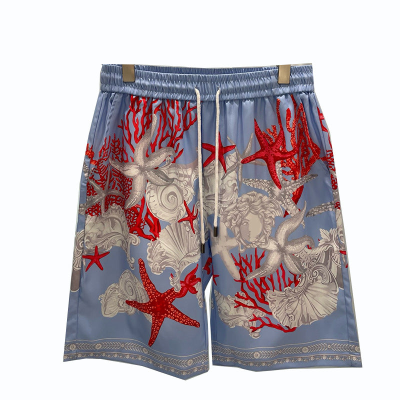 East Coast Shorts Summer Digital Print Men's Beach Pants Shorts