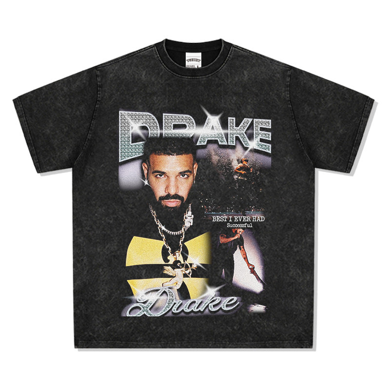 Drake T Shirts Printed Hip Hop Street
