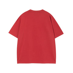 Camisas Vintage Hombre Hip Hop Cartoon Print Short Sleeve T-Shirt