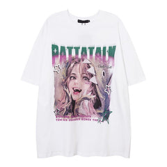 Camisas Vintage Hombre Short Sleeve T-Shirt Loose Casual Top