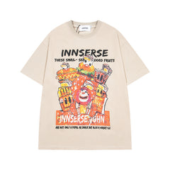 Ellie Seattle Shirt Cartoon Print Garfield Short Sleeve T-Shirt