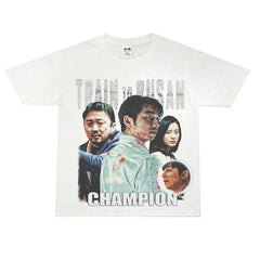 Film Star T Shirt Loose Retro Street Cotton T-shirt Men and Women