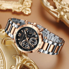 Women's Quartz Watches Light Luxury Luminous Waterproof Ladies Watch