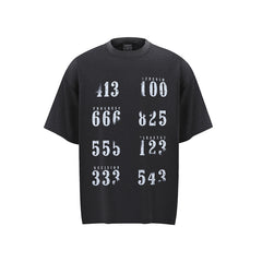 80s Casual Classics Shirts Vintage Washed Old Printed Short Sleeve Digital Graffiti Printed T-Shirt